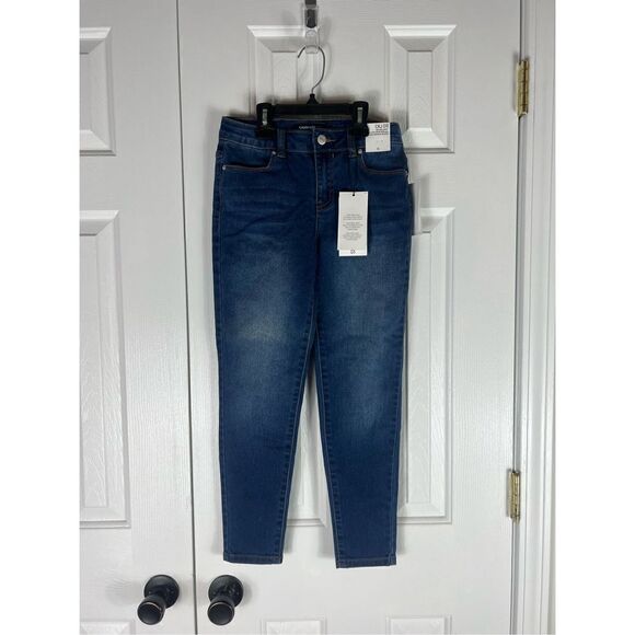 NWT Calvin Klein Girls Mid Rise Skinny Jeans Size 12 - Picture 1 of 3